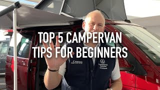 Top 5 Tips for Campervan Beginners!