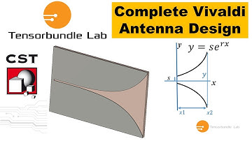 CST Tutorial: Complete Vivaldi antenna design in CST part1