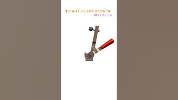 Toggle Clamp Working Mechanism #automobile #machine #mechanism #3d #engineering #3dprinting #cad