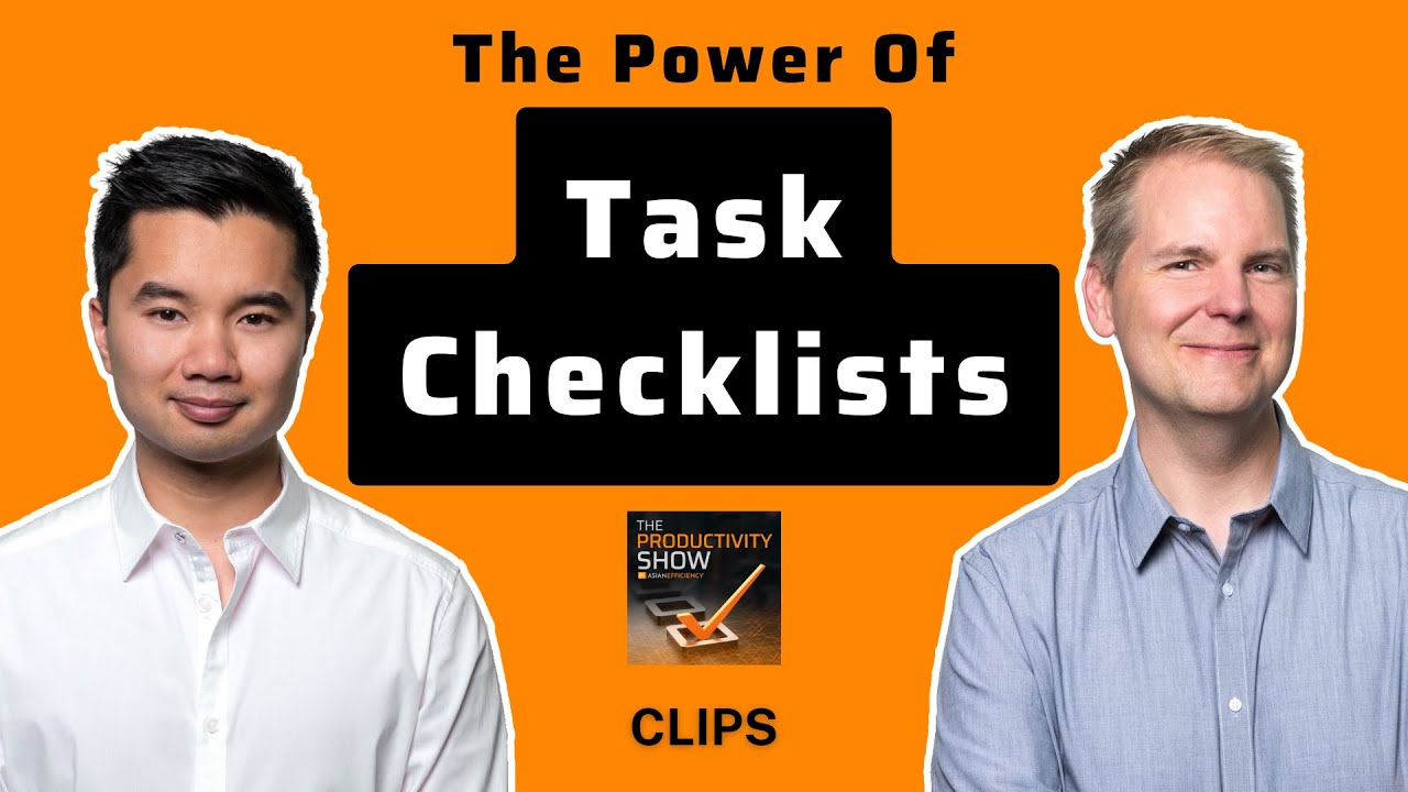 The Power of Task Checklists - YouTube