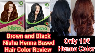 Nisha henna based hair color review|| How to apply Nisha Henna ₹ 10 || -  YouTube