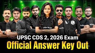 Details CDS 2 2026 Official Answer Key Released | Check & Analyze Your CDS Score Now | UPSC CDS 2026 Exam DW Guide