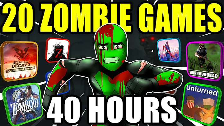 I Played 20 Zombie Games For 2 Hours Each To Find The Best Ones