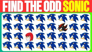 Find The Odd One Out - Sonic Edition | Sonic The Hedgehog Quiz - 33 Emoji Quiz | Easy, Medium, Hard