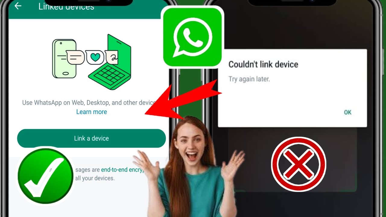 Fix Whatsapp Kan apparaat niet koppelen, probeer het later opnieuw