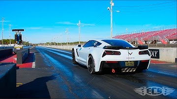 ECS C7 Z06 Runs 9.99Sec 1/4 Mile