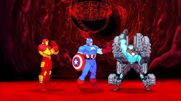 Marvel VS Capcom 2 - Iron Man/Captain America/War Machine - Expert Difficulty Playthrough