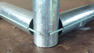 A new trick on how to cut pipes at 45 degrees in 3 directions that welders rarely talk about by Stick welder 120,690 views 1 month ago 3 minutes, 10 seconds