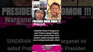 Prabowo Subianto Is Called The President Of Omonomon 0911 prabowo silfestermatatutina roysu