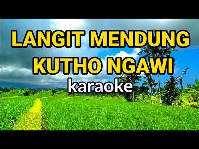 LANGIT MENDUNG KUTHO NGAWI  COVER PA600 VERSI KARAOKE class=