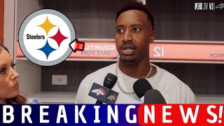 DONE DEAL! COURTLAND SUTTON AT STEELERS! GREAT REINFORCEMENT IS CONFIRMED! STEELERS NEWS!