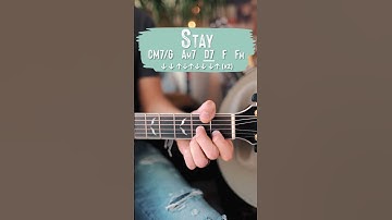 Thumbnail of Stay Post Malone Guitar Tutorial (Chorus) // Stay Guitar Lesson #shorts