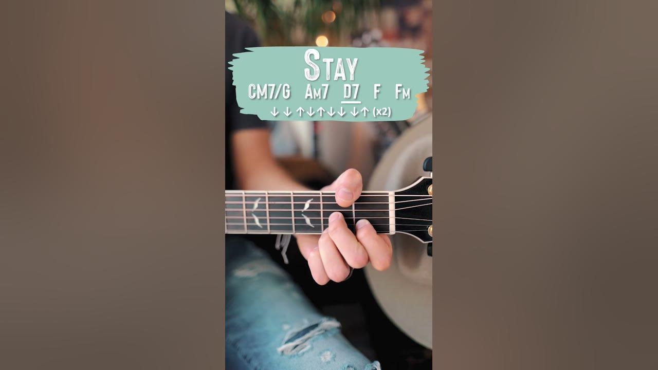 Stay Post Malone Guitar Tutorial (Chorus) // Stay Guitar Lesson #shorts
