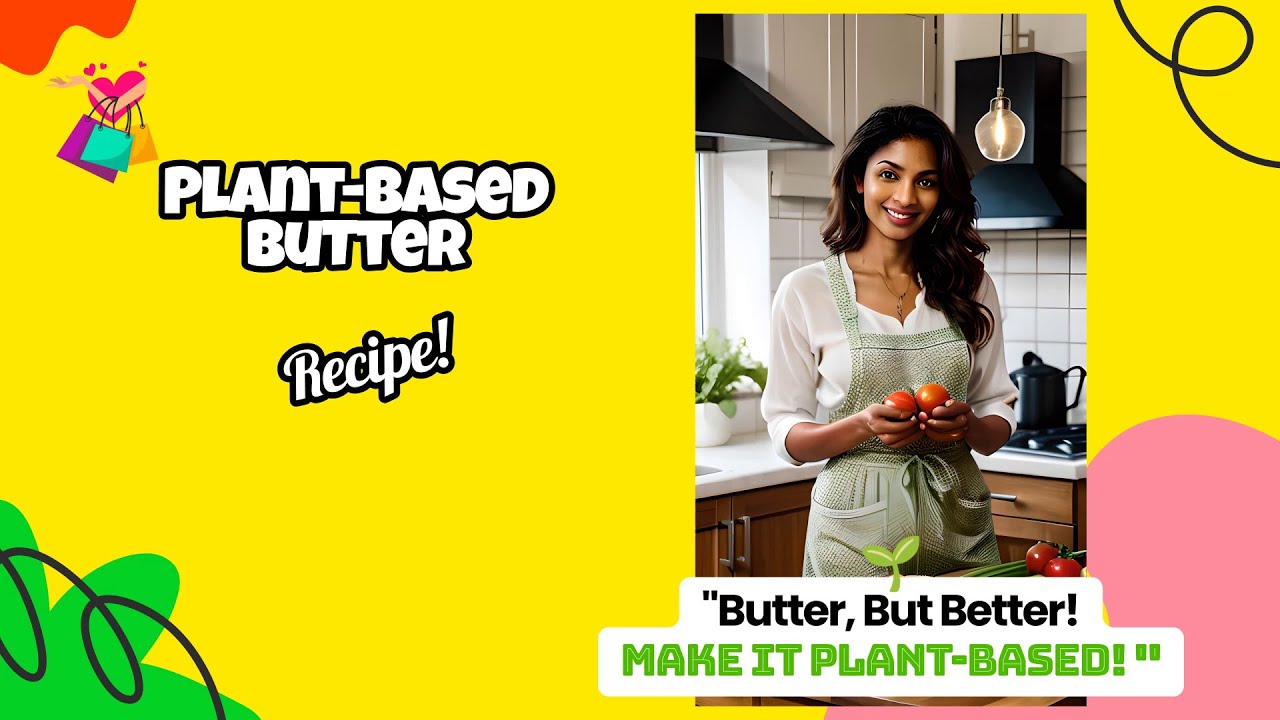 🧈 How To Make Vegan Butter At Home 🔥  Soy Butter Recipe🌱 Vegan Butter Alternative 🚀 Plant Based