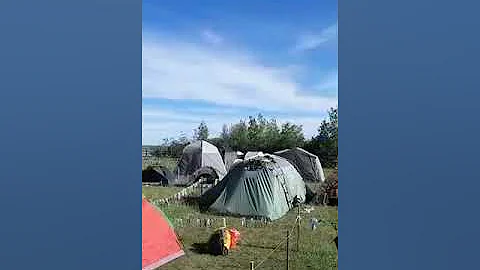 Палаточный городок в Ус Хатын