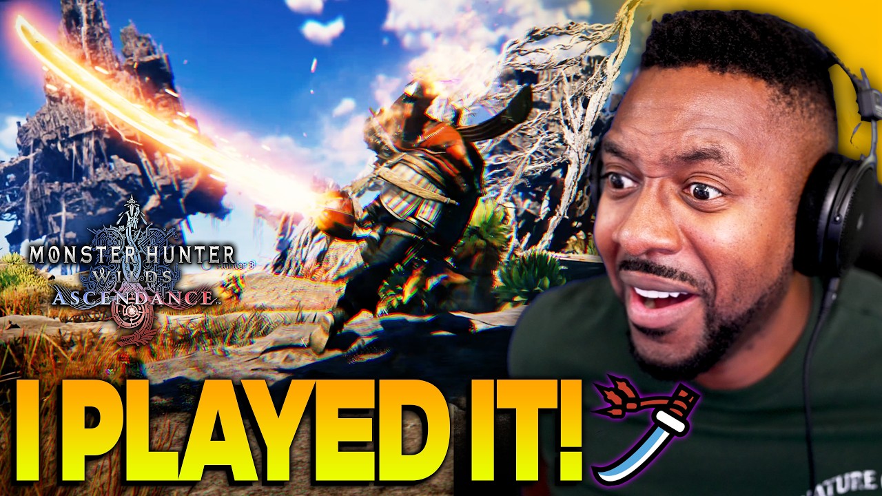 I Played Monster Hunter Wilds Ascendance! Araketa New Monster |  Longsword Gameplay