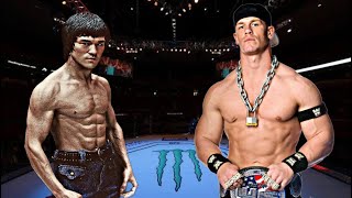 BRUCE LEE VS JOHN CENA 😱🔥*LEGENDS* (EA SPORTS UFC 4) UFC KNOCKOUTS | BRUCE LEE FIGHT | 4K60fps UHD