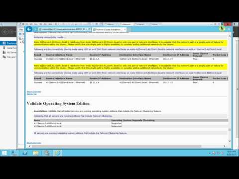 Activity 7.1: Exploring Failover Cluster Management Options