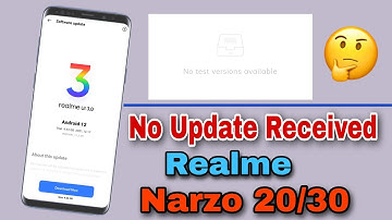 Realme Ui 3.0 Official June Update in Realme Narzo 20/30 |Realme New Update 2022||Android 12 Update