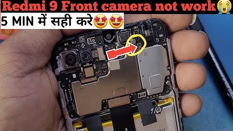 Xiaomi 9 (9A) Front camera error problem || Solution