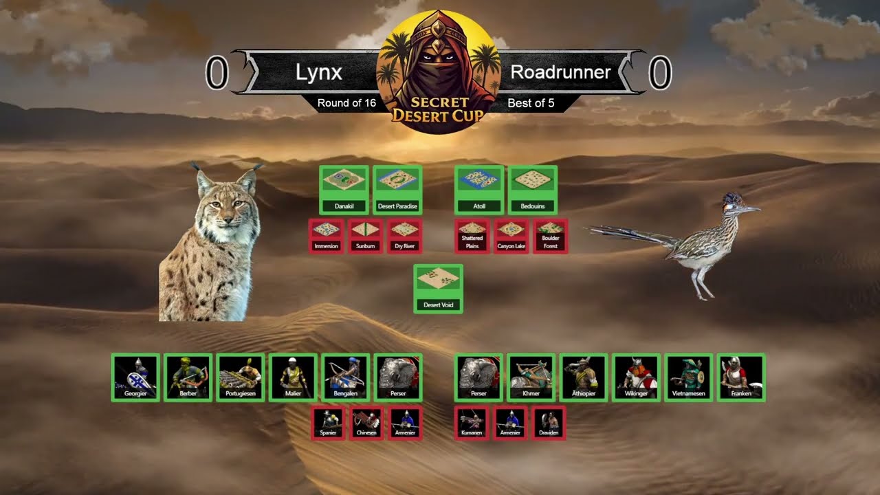 Secret Desert Cup - Lynx vs. Roadrunner - Ro16 Bo5