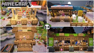 Minecraft : 10+ Villager Market Stall Designs | Tutorial