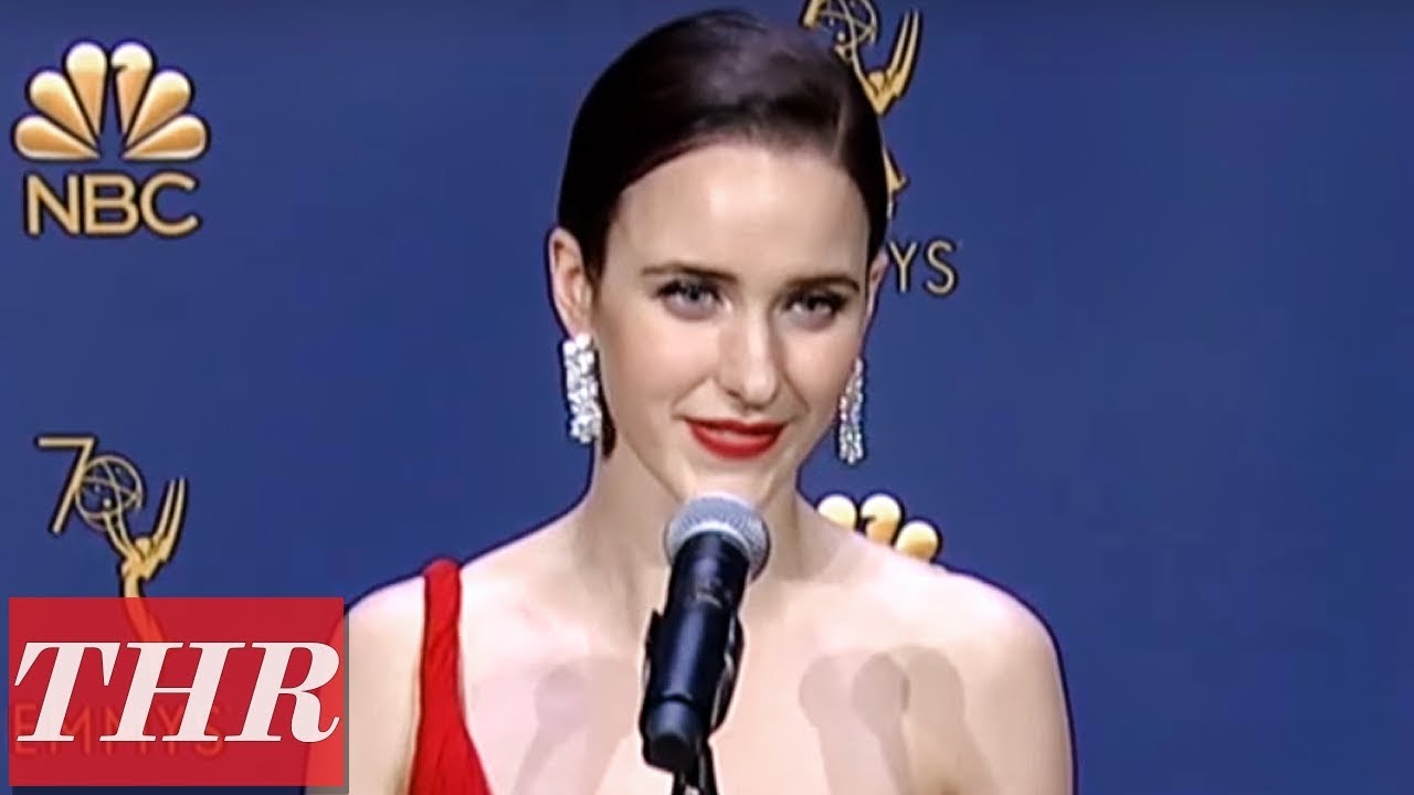 Rachel Brosnahan: 2018 Emmy Awards Winner Backstage Interview | THR emmy winner 2018