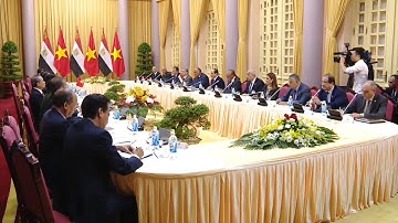 Tổng thống Ai Cập kết thúc chuyến thăm cấp Nhà nước tới Việt Nam