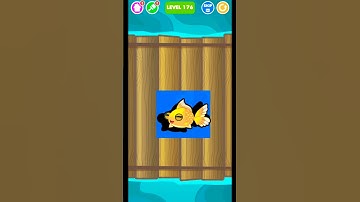 Save The Fish  / pull the pin / puzzle logic level 176  #savethefish #gaming #funny #drawing #shorts