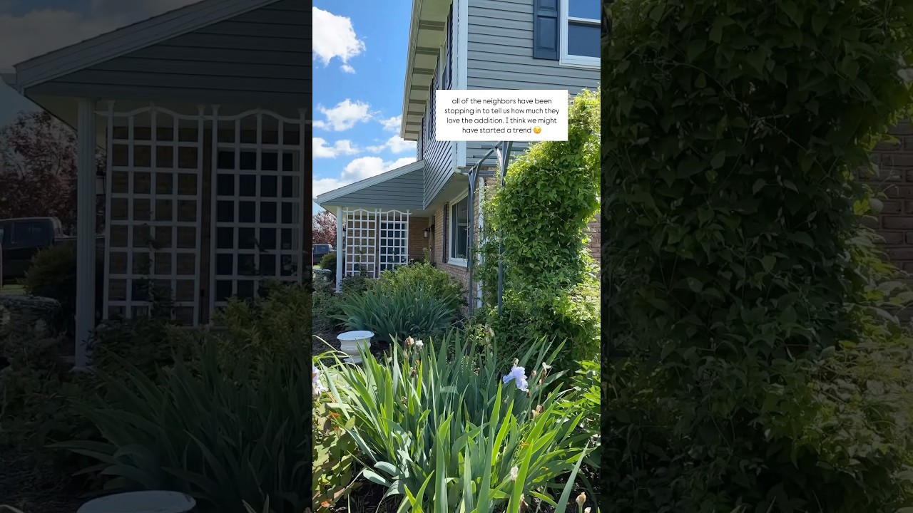 New Garden Trellis for our front porch