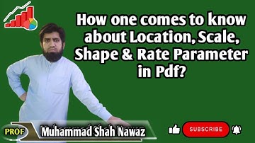 Location, Scale, Rate & Shape❤ Parameter in pdf❔ How to identify🤔
