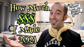 How Much Money Did I Make Breeding Ball Pythons? My 2021 Profit & Loss Breakdown