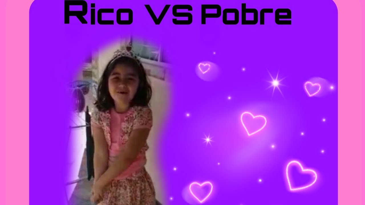 Rico VS Pobre YouTube