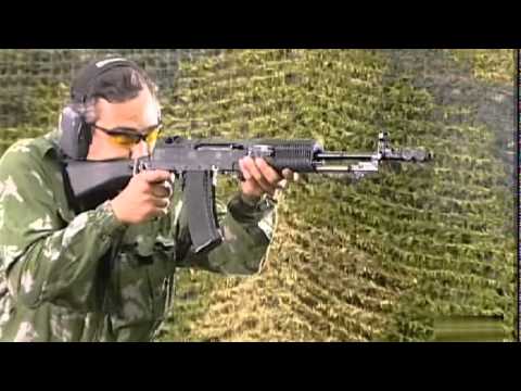 5.45mm AN-94 Abakan (slow motion)