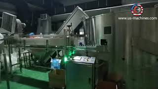 Famous Automatic square PET bottle unsrambling sorting tank machine empty feeding speed 8000 18000 bottles Wealth
