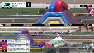 Gold Foot wins Race 1 on Saturday, April 27 at Santa Anita Park