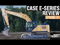 Test run of cases new e series excavators