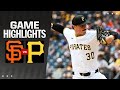 Giants vs pirates game highlights 52324  mlb highlights