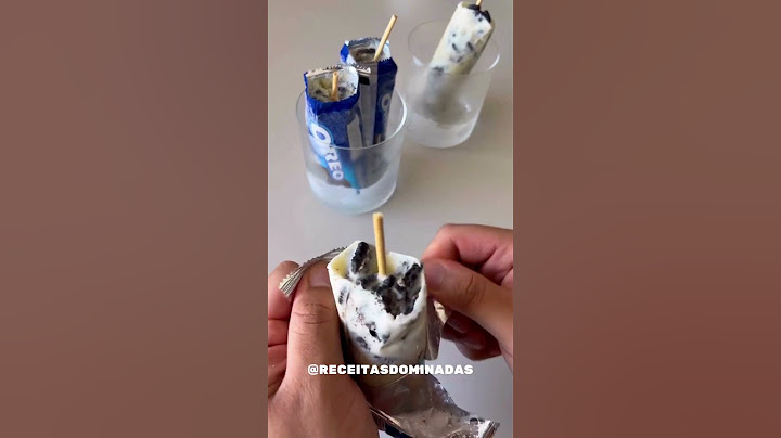 APRENDA COMO FAZER PICOLÉ DE OREO EM MENOS DE 1 MINUTO, MUITO RÁPIDO E FÁCIL!