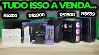 ESTOU VENDENDO VÁRIOS PCS GAMERS E PEÇAS POR PREÇO BAIXO, PS5 E MAIS... (BAZAR TECNOART)