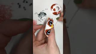 3D Beaded Cow Pattern / Seed Bead Animals Patterns Peyote #beading #beadwork #beadedwork #peyote