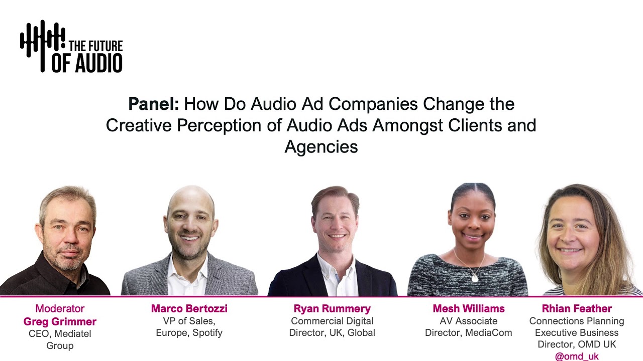 HOW DO AUDIO AD COMPANIES CHANGE THE CREATIVE PERCEPTION OF AUDIO ADS AMONGST CLIENTS AND AGENCIES