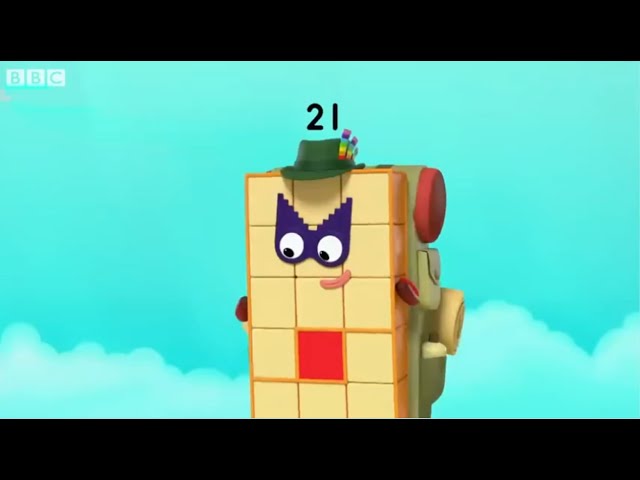 Numberblocks but only when 21 is on screen - YouTube