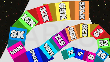 Cube Arena 2048: Level Upgrade Merge Numbers Cubes Gameplay ( Cube Zone io )