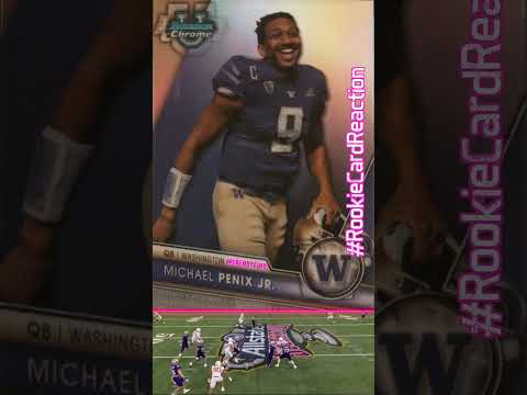 Rookie Card Reaction - Michael Penix leads @uw_football to @NCAA Championship Title Game.