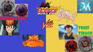Samurai Ifrit W145Cf Vs Thief Ziragogirago Wa130Hf Beyblade Shogun Steel Battle