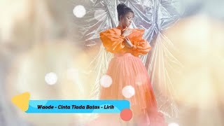 Waode - Cinta Tiada Batas - (Lirik)