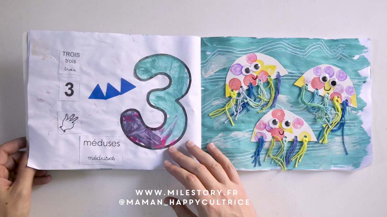 Maternelle Page De Garde Livre à Compter à Colorier livre à compter thème mer - Maternelle - YouTube