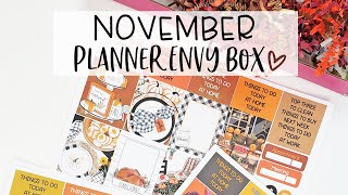 november planner envy box | it's so cute!!