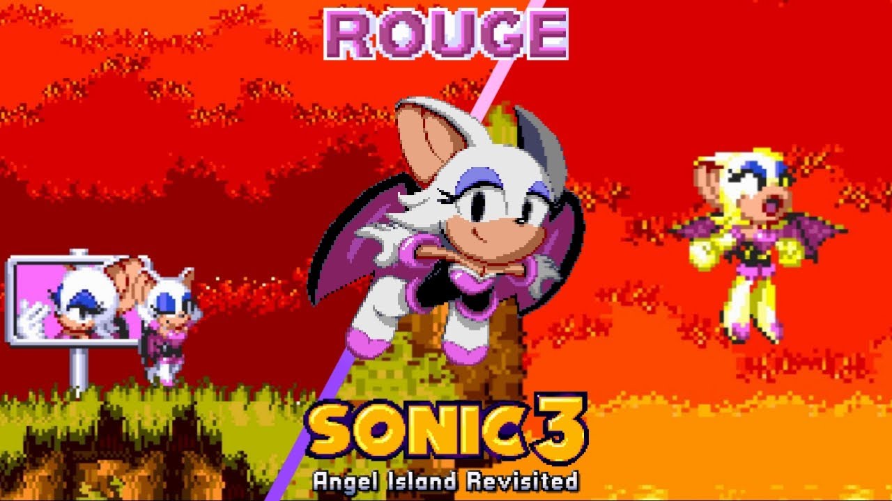 Rouge the Bat in Sonic 3 A.I.R YouTube